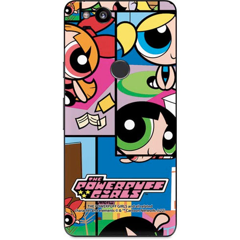 Cartoon Network Powerpuff Girls Patches Google Pixel 2 Skin